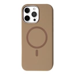 Чохол-накладка Apple iPhone 14 Pro Max Fibra Silicone OmniMag Brown (000115-02)