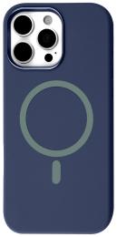 Чохол-накладка Apple iPhone 14 Pro Max Fibra Silicone OmniMag Dark Blue (000115-03)