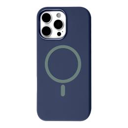 Чохол-накладка Apple iPhone 15 Pro Max Fibra Silicone OmniMag Dark Blue (112327-7)