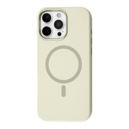 Чохол-накладка Apple iPhone 15 Pro Max Fibra Silicone OmniMag Milk White (112327-8)