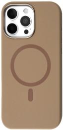Чохол-накладка Apple iPhone 16 Fibra Silicone OmniMag Brown (000113-02)