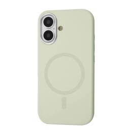 Чохол-накладка Apple iPhone 16 Fibra Silicone OmniMag Milk White (000113-07)