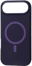 Чохол-накладка Apple iPhone Air Fibra Silicone OmniMag Dark Purple (112330-05)