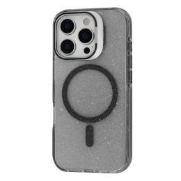 Чохол-накладка Apple iPhone 13/14 Fibra Star Shine with MagSafe Black (000112-01)