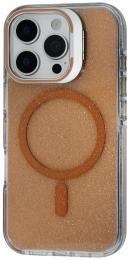 Чохол-накладка Apple iPhone 13/14 Fibra Star Shine with MagSafe Desert Gold (000112-02)