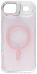 Чохол-накладка Apple iPhone 13/14 Fibra Star Shine with MagSafe Light Pink (000112-04)
