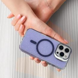 Чохол-накладка Apple iPhone 13/14 Fibra Star Shine with MagSafe Purple (000112-05)