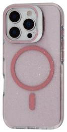 Чохол-накладка Apple iPhone 14 Pro Fibra Star Shine with MagSafe Light Pink (000111-04)