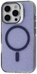 Чохол-накладка Apple iPhone 14 Pro Max Fibra Star Shine with MagSafe Purple (000110-05)