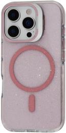 Чохол-накладка Apple iPhone 16 Pro Fibra Star Shine with MagSafe Light Pink (112329-2)