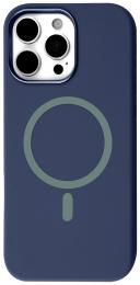 Чохол-накладка Apple iPhone 16 Pro Fibra Silicone OmniMag Dark Blue (112325-7)