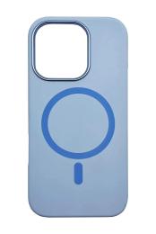 Чохол-накладка Apple iPhone 16 Pro Max Fibra Silicone OmniMag Sky Blue (112324-1)