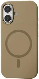 Чохол-накладка Apple iPhone 17 Fibra Silicone OmniMag Brown (112331-02)