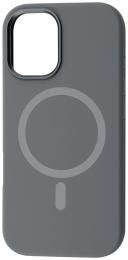 Чохол-накладка Apple iPhone 17 Fibra Silicone OmniMag Dark Gray (112331-04)