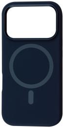 Чохол-накладка Apple iPhone 17 Pro Max Fibra Silicone OmniMag Dark Blue (112327-03)
