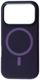 Чохол-накладка Apple iPhone 17 Pro Max Fibra Silicone OmniMag Dark Purple (112327-05)