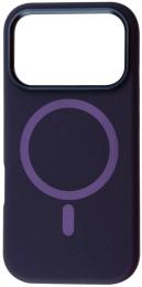 Чохол-накладка Apple iPhone 17 Pro Max Fibra Silicone OmniMag Purple (112327-08)