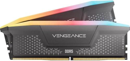 Оперативна память Corsair 32GB (2x16GB) DDR5 5200 MHz CL40 Vengeance RGB RS Gray (CMG32GX5M2B5200Z40)
