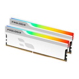 Оперативна память ProLogix 32GB (2x16GB) DDR4 3600 MHz RGB Onyx White (PRO32GB3600YWR4K)