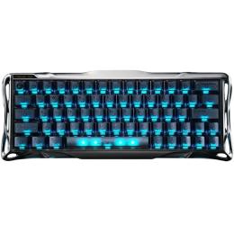 Клавіатура GravaStar Mercury V60 PRO 60keys UFO Magnetic Gaming 8K USB-A RGB Gunmetal Smok (GSV60PRO_XTAL_S_BLK)