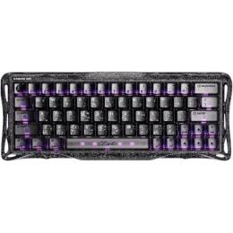 Клавіатура GravaStar Mercury V60 PRO 60keys UFO Magnetic Gaming 8K USB-A RGB Cyber Frost Black (GSV60PRO_CF_BLK)