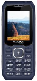 Кнопковий телефон Sigma mobile X-style 341 Bro Blue (4827798368428) (Уцінений)