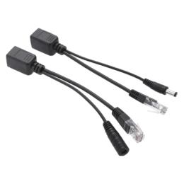 POE інжектор пасивний (пара) Voltronic 802.3at (30Вт) з портами Ethernet 10 / 100Mbps, Black OEM Q50