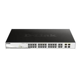 Світч D-Link DGS-1210-28P Black