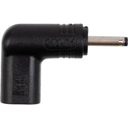 Перехідник PowerPlant USB Type-C на DC 3.0x1.1 мм (CC360604)