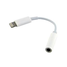 Перехідник WALKER WA-020 Lightning to AUX 3.5мм (Universal IC) White