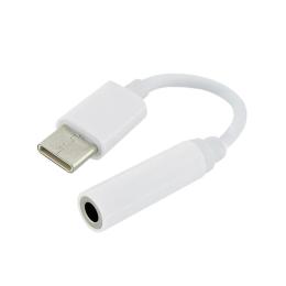 Перехідник WALKER WA-020 Type-C to AUX 3.5мм White