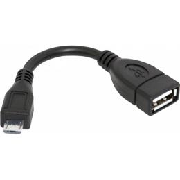 Перехідник Defender USB OTG microUSB (M) USB (F), 8см
