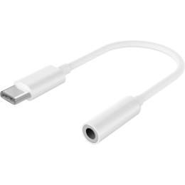 Перехідник Cablexpert Type-C (M)  -  3.5 мм (F), 10 см White (A-CM-3.5F-01)