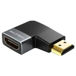 Перехідник Cabletime 8K HDMI Male  -  Female правий кут (CP44G)