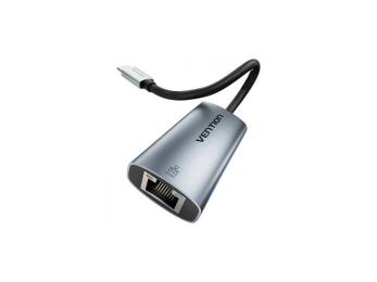 Перехідник Vention USB 3.1 Type-C  -   -   Ethernet RJ45 1000Mb Aluminum Alloy Type Black (CFPHB)