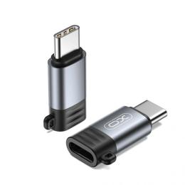 Перехідник XO NB263-A PD27W Lightning to Type-C Gray
