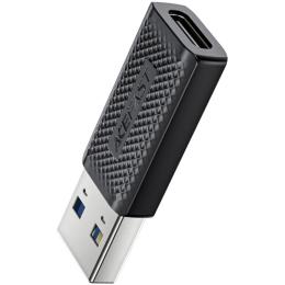 Перехідник Acefast J2 USB Male to Type-C Female USB3.0 Black