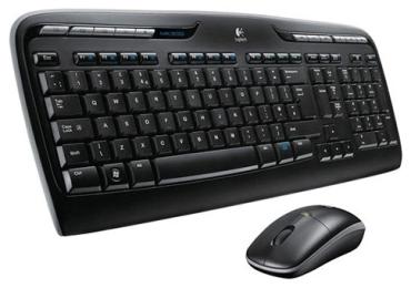 Комплект клавіатура та миша Logitech Cordless Desktop MK330 Black (Ru бездротовий) (Уцінений)