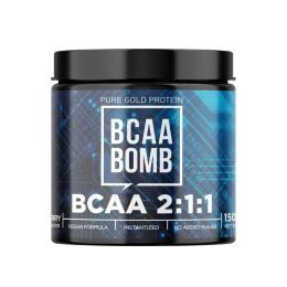 Амінокислота Pure Gold BCAA Bomb 2-1-1 - 150g Strawberry (2023-10-3538)