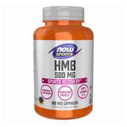 Амінокислота Now Foods HMB 500mg - 120 vcaps (2022-10-1422)