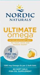 Рибячий жир та омега Nordic Naturals Ultimate Omega Fish Gels - 60 softgels (2023-10-5957)