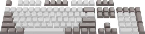 Набір кейкапів Dark Project PBT KS-48 ENG/UA/RU Gray White (DP-KS-0048)