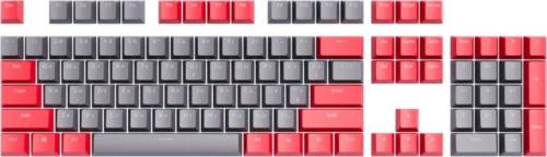 Набір кейкапів Dark Project PBT KS-42 ENG/UA/RU Red Gray (DP-KS-0042)