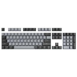 Набір кейкапів Dark Project PBT KS-46 ENG/UA/RU Black Gray (DP-KS-0046)