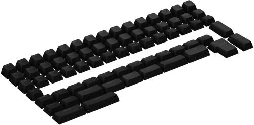 Набір кейкапів Hator OMA profile PBT keycap set, B-part, ANSI/ISO, 60/65/75/87/98/104 Black (HTS503)