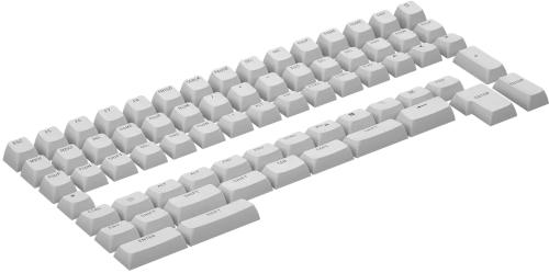 Набір кейкапів Hator OMA profile PBT keycap set, B-part, ANSI/ISO, 60/65/75/87/98/104 White (HTS513)