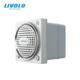 Вбудована Bluetooth-колонка LIVOLO VL-FCF-2IPS25 Gray з TWS (стерео), модуль без рамки