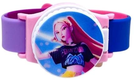 Наручний годинник Mic 8899-27 Pink K-POP, Кейпоп-мисливиці на демонів