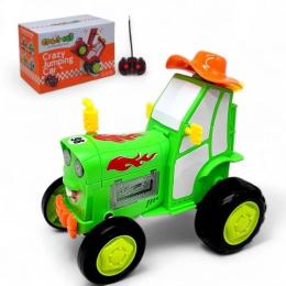 Іграшка на радіокеруванні Mic 2101-A Green Трактор танцюючий Crazy Car