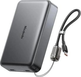 Зовнішній портативний акумулятор Mcdodo Matel Pocket size 20000mAh Black 45W (MC-0950)